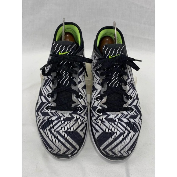 Nike Free 5.0 TR Running Trainers Shoes Black/White Pattern Women’s Size 6.5 - Picture 3 of 8